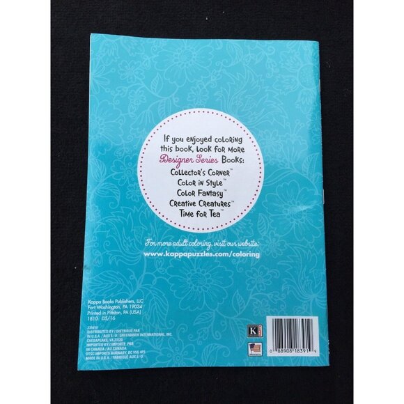 Perfect Harmony Designs to Relax and Inspire Adult Coloring Book Designer Series - Picture 2 of 5